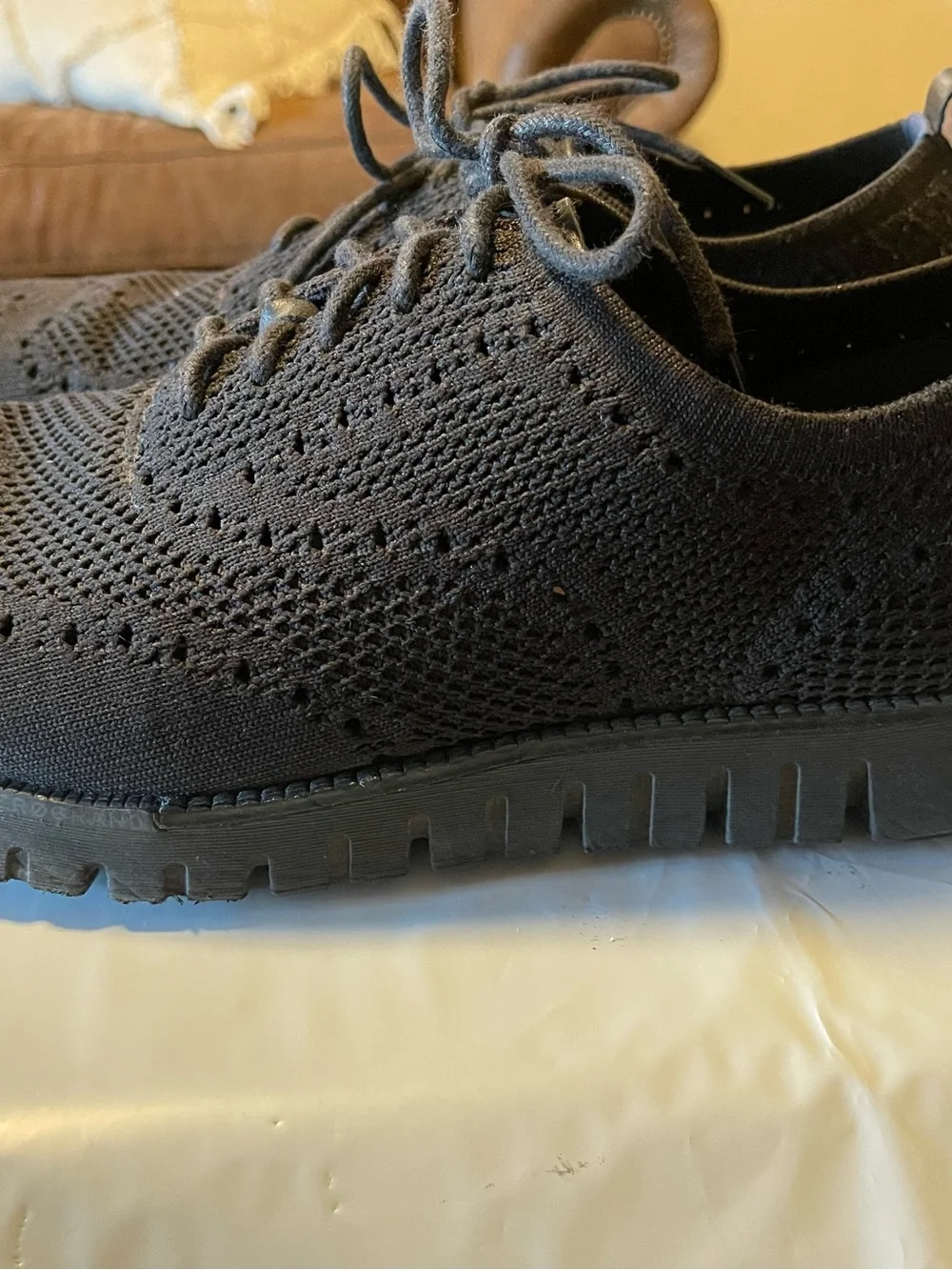Cole Haan Zerogrand Wingtip Oxford - C30416 - Black Stitchlite - 11  M